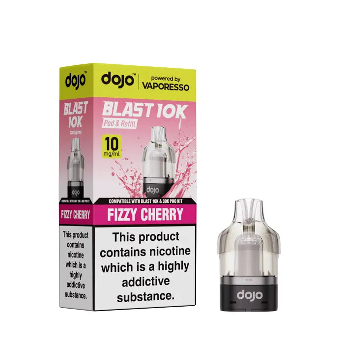Fizzy Cherry Vaporesso Dojo Blast 10K Pods - 10mg