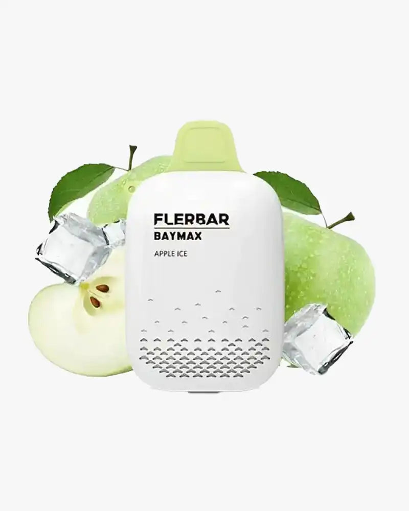FlerBar Baymax 3500 Puff Disposable Vape Zero Nicotine Apple Ice