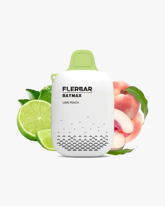 FlerBar Baymax 3500 Puff Disposable Vape Zero Nicotine Lime Peach