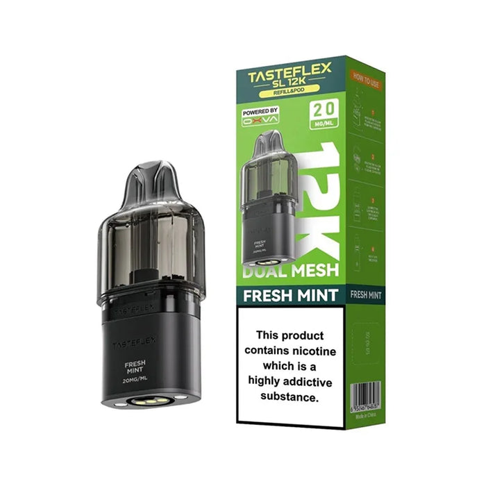 Fresh Mint Raspberry Oxva Tasteflex SL 12K Refill