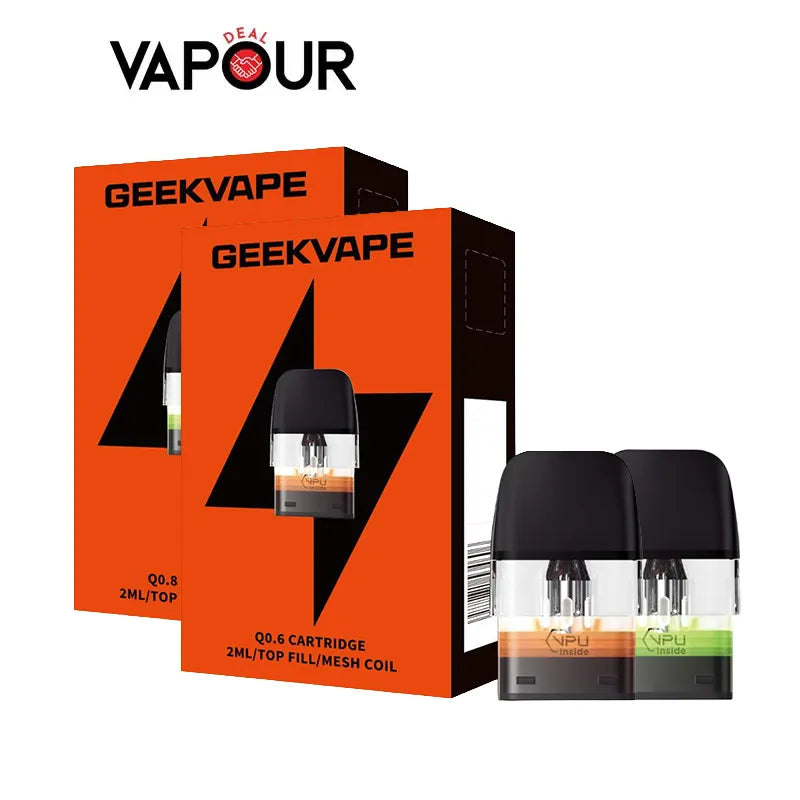 GEEKVAPE Q V2 POD CARTRIDGES  - VAPOUR DEAL LTD
