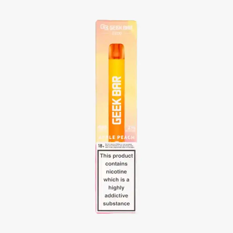 Geek Bar E600 Box of 10 Apple Peach