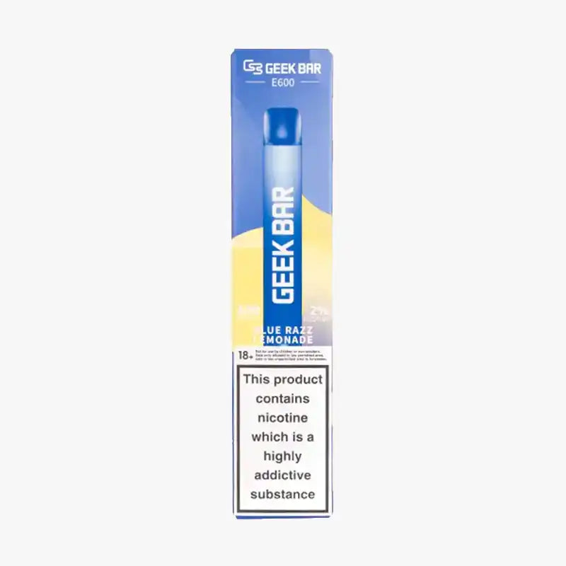Geek Bar E600 Box of 10 Blue Razz Lemonade