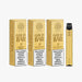 Gold Bar 600 Puff Disposable Box of 10 Vape