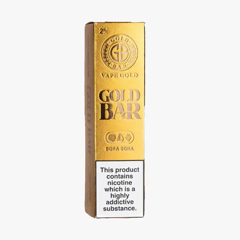 Gold Bar 600 Puff Disposable Vape Bora Gold