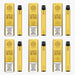 Gold Bar Disposable Vape 600 Puff Box of 10