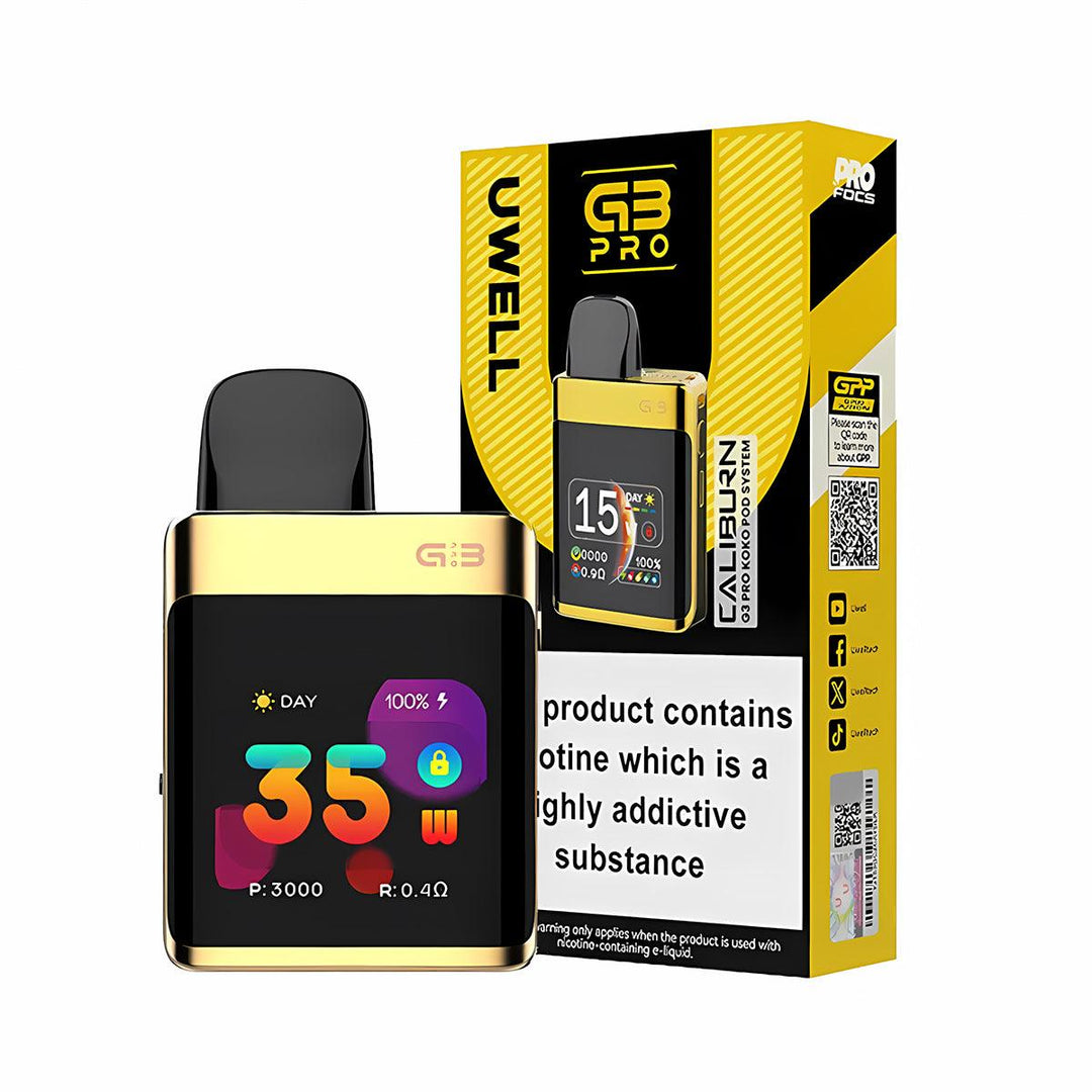Uwell Caliburn G3 Pro Koko Vape Kit - Vapours Deal Ltd