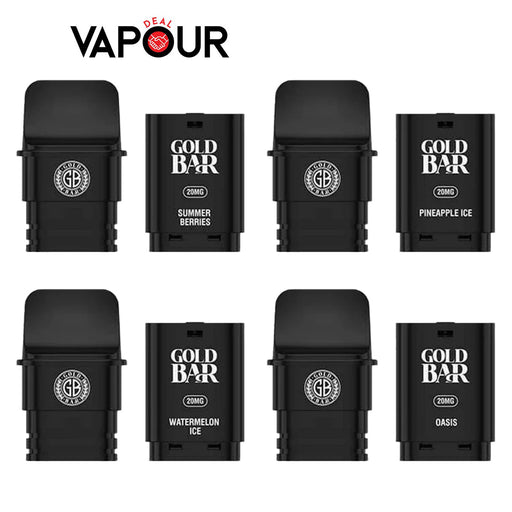 Gold Bar XL Prefilled Pods - Vapour Deal LTD