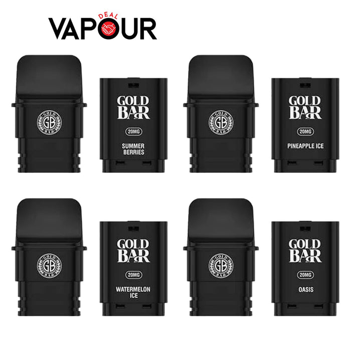 Gold Bar XL Prefilled Pods - Vapour Deal LTD