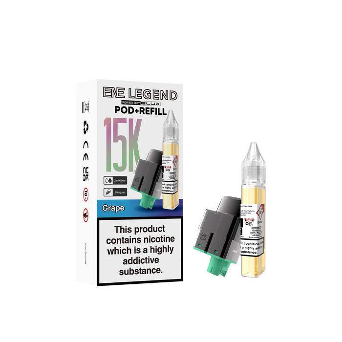 Elux ENE Legend 15K Prefilled Pod + Refill Container