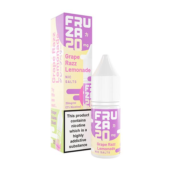 Grape Razz Lemonade Nic Salt Vape Juice By Fruza