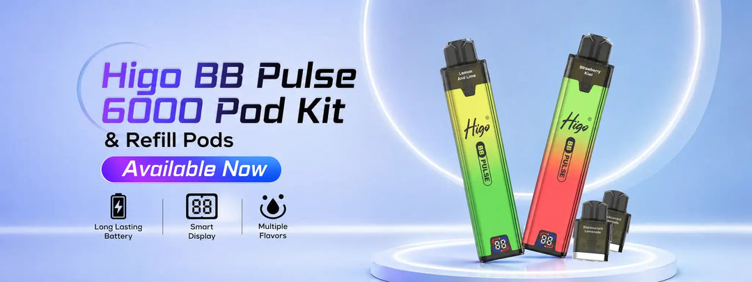 HIGO BB PULSE 6000 POD KIT PROMO BANNER DESKTOP VIEW