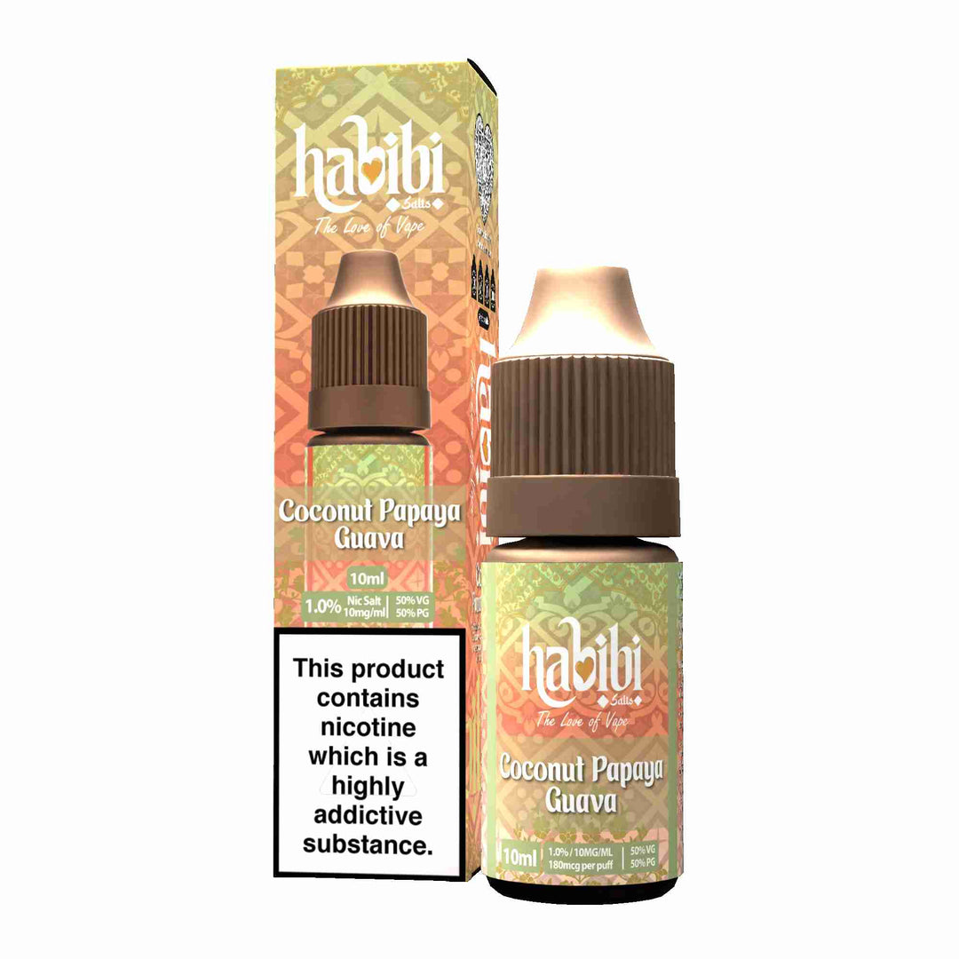 Habibi Salts Coconut Papaya Guava 10ml E-Liquid