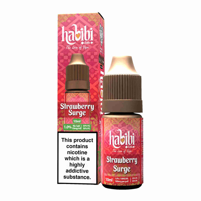 Habibi Salts Strawberry Surge 10ml E-Liquid
