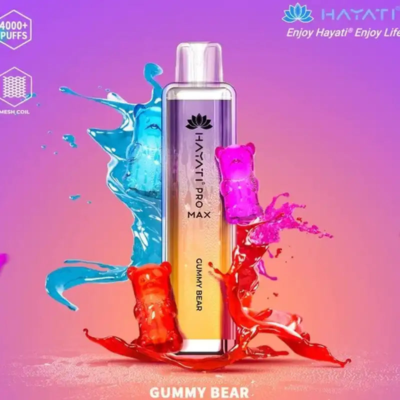 Hayati Pro Max 4000 Disposable Vape 0mg Gummy Bear