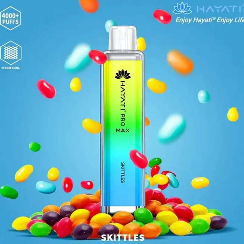 Hayati Pro Max 4000 Disposable Vape 0mg Skittles