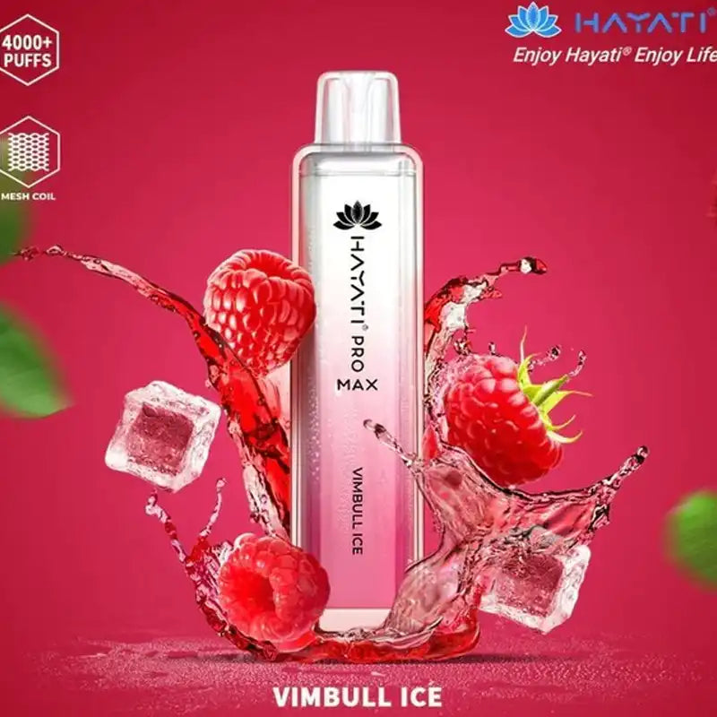 Hayati Pro Max 4000 Disposable Vape 0mg Vimbull Ice