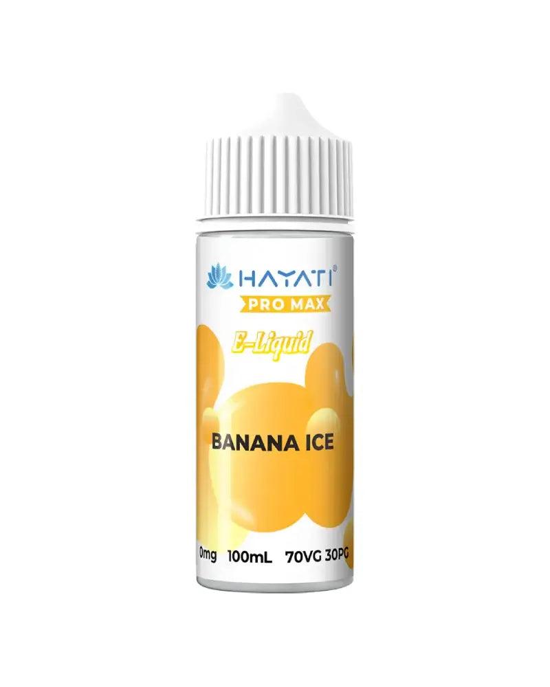 Hayati Pro Max Banana Ice 100ml Shortfill Vape Juice - Vapours Deal Ltd