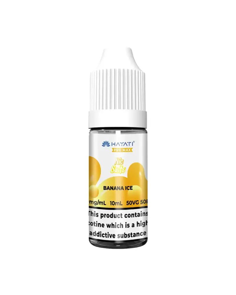 Hayati Pro Max Banana Ice Nic Salt Vape Juice