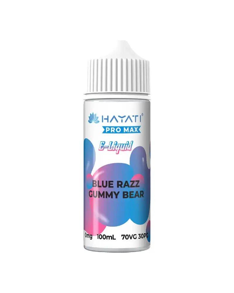 Hayati Pro Max Blue Razz Gummy Bear 100ml Shortfill Vape Juice