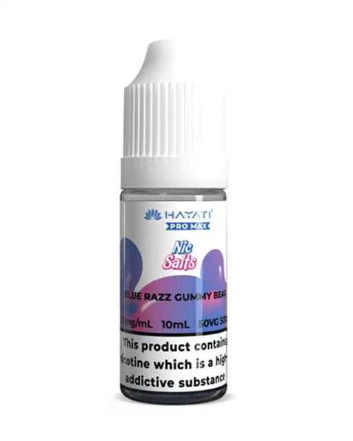 Hayati Pro Max Blue Razz Gummy Bear Nic Salt Vape Juice