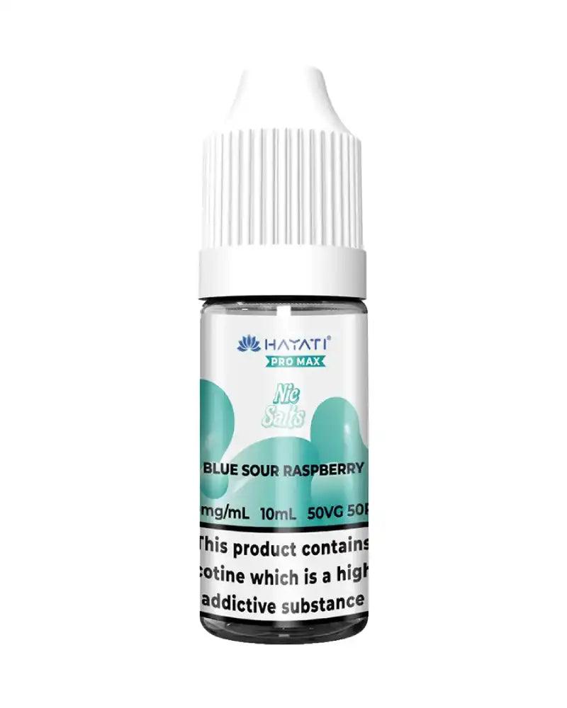 Hayati Pro Max Blue Sour Raspberry Nic Salt Vape Juice - Vapours Deal Ltd