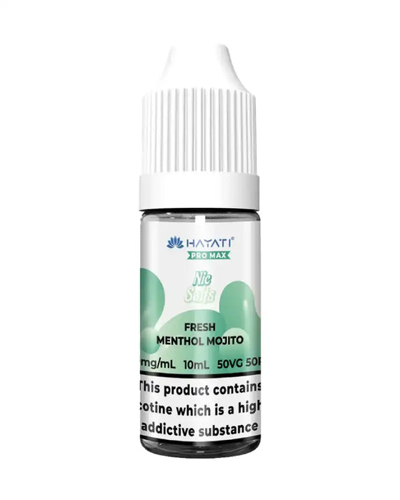 Hayati Pro Max Fresh Menthol Mojito Nic Salt Vape Juice