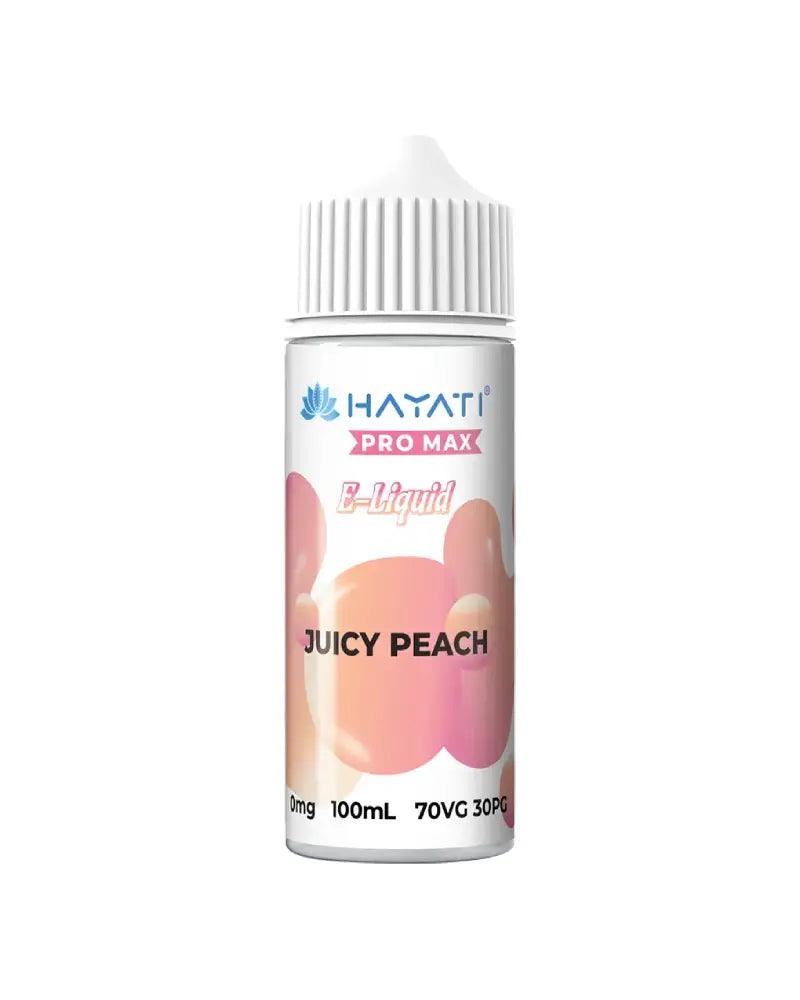 Hayati Pro Max Juicy Peach 100ml Shortfill Vape Juice - Vapours Deal Ltd