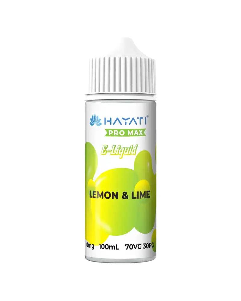 Hayati Pro Max Lemon & Lime 100ml Shortfill Vape Juice - Vapours Deal Ltd