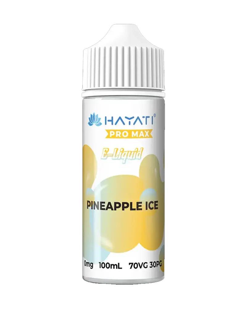 Hayati Pro Max Pineapple Ice 100ml Shortfill Vape Juice - Vapours Deal Ltd