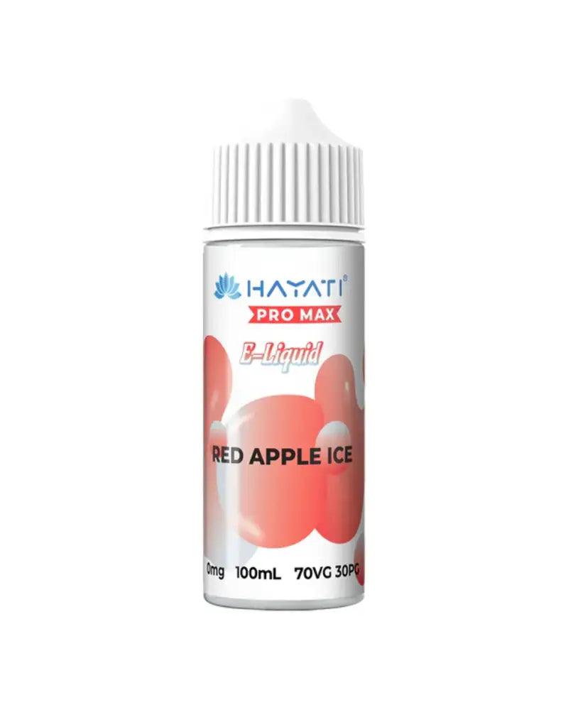 Hayati Pro Max Red Apple Ice 100ml Shortfill Vape Juice - Vapours Deal Ltd