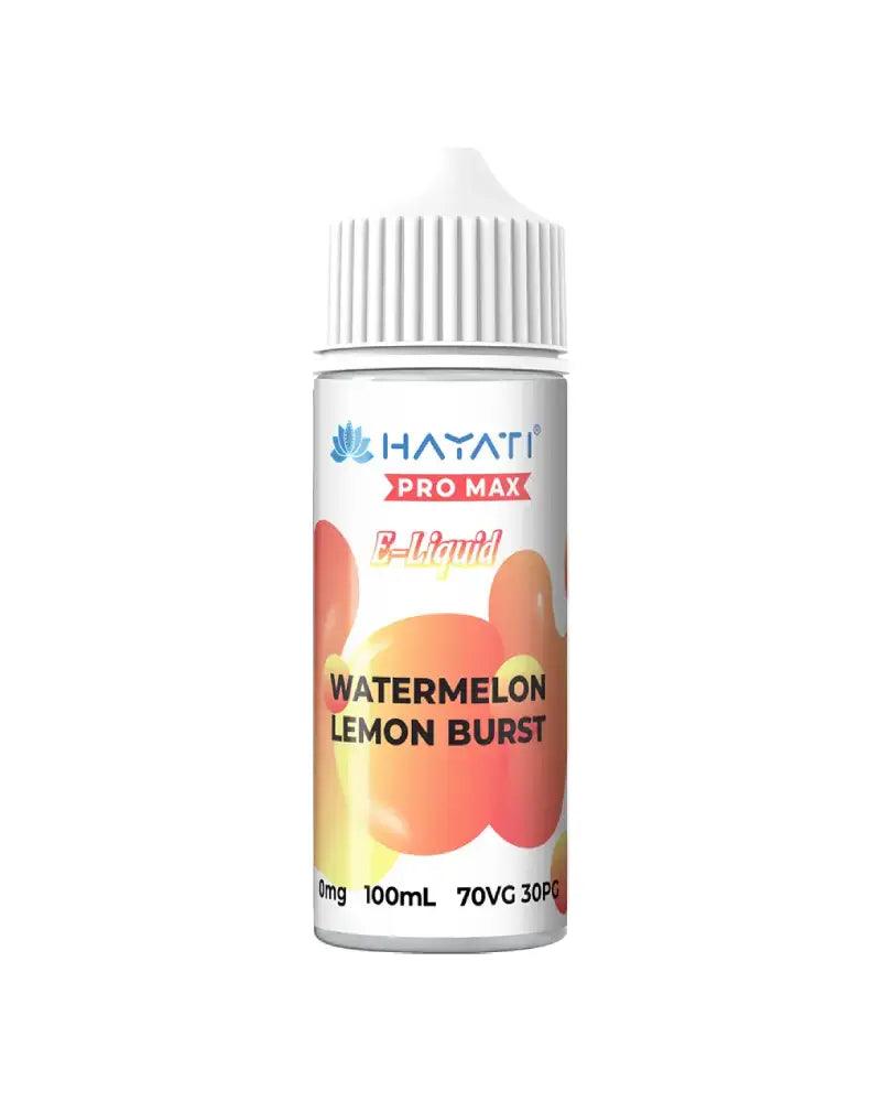 Hayati Pro Max Watermelon Lemon Brust 100ml Shortfill Vape Juice - Vapours Deal Ltd