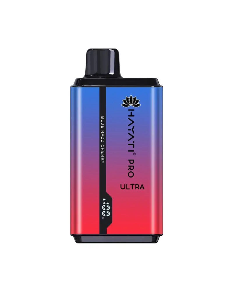 Hayati Pro Ultra 15000 Blue Razz Cherry 0 Nicotine Disposable Vape