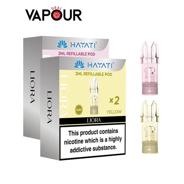 Hayati Liora Refillable Pod Cartridges - Vapour Deal LTD