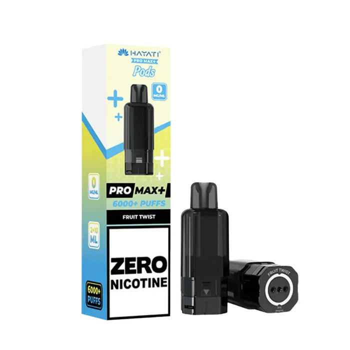Hayati Pro Max+ 6000 Zero Nicotine Fruit Twist pods