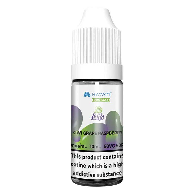 Hayati Pro Max Kiwi Grape Raspberry Saltnic Vape Juice