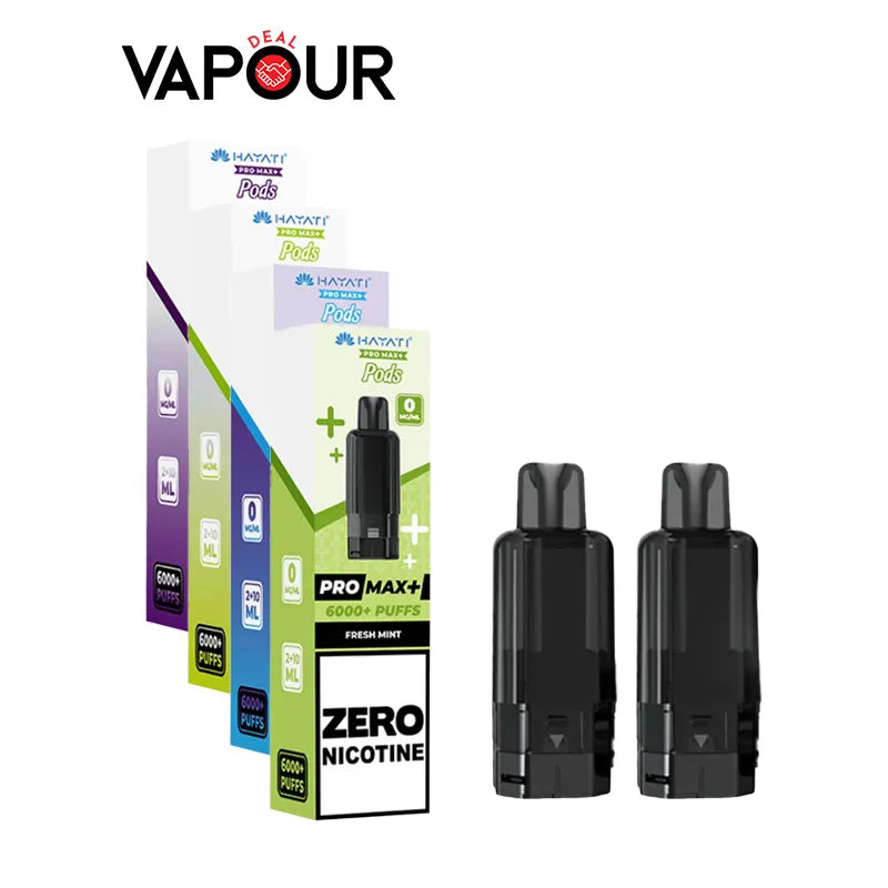 Hayati Pro Max Plus 6000 Zero Nicotine Refill Pods - Vapour Deal LTD