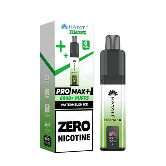 Hayati Pro Max Plus 6000 Zero Nicotine Watermelon Ice Kit