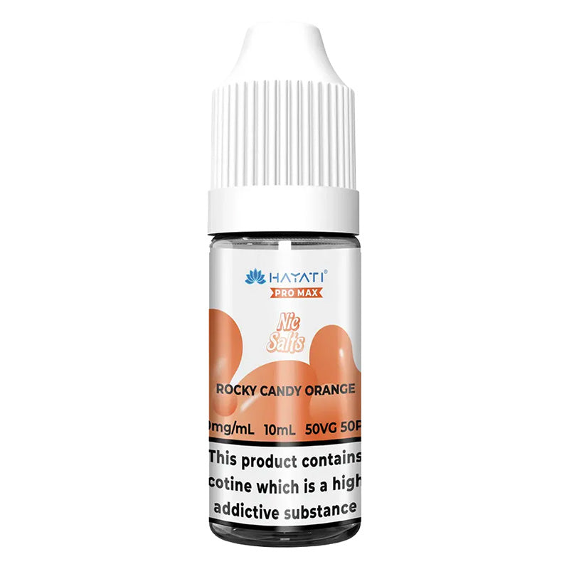 Hayati Pro Max Rocky Candy Orange Saltnic Vape Juice