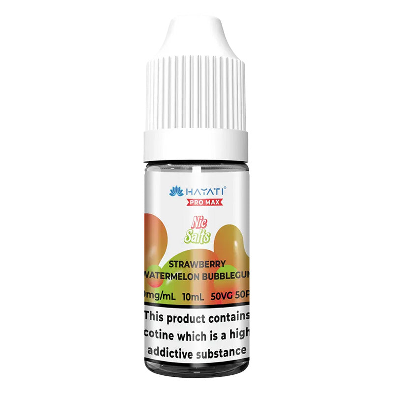 Hayati Pro Max Strawberry Watermelon Bubblegum Saltnic Vape Juice