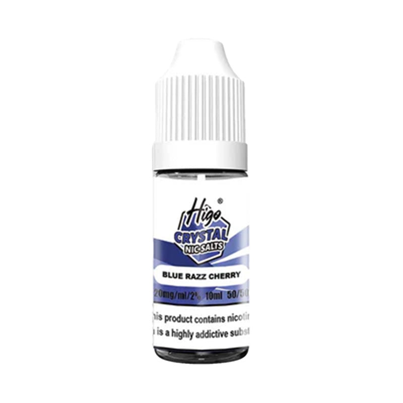 Higo Crystal Blue Razz Cherry Nic Salt Vape Juice