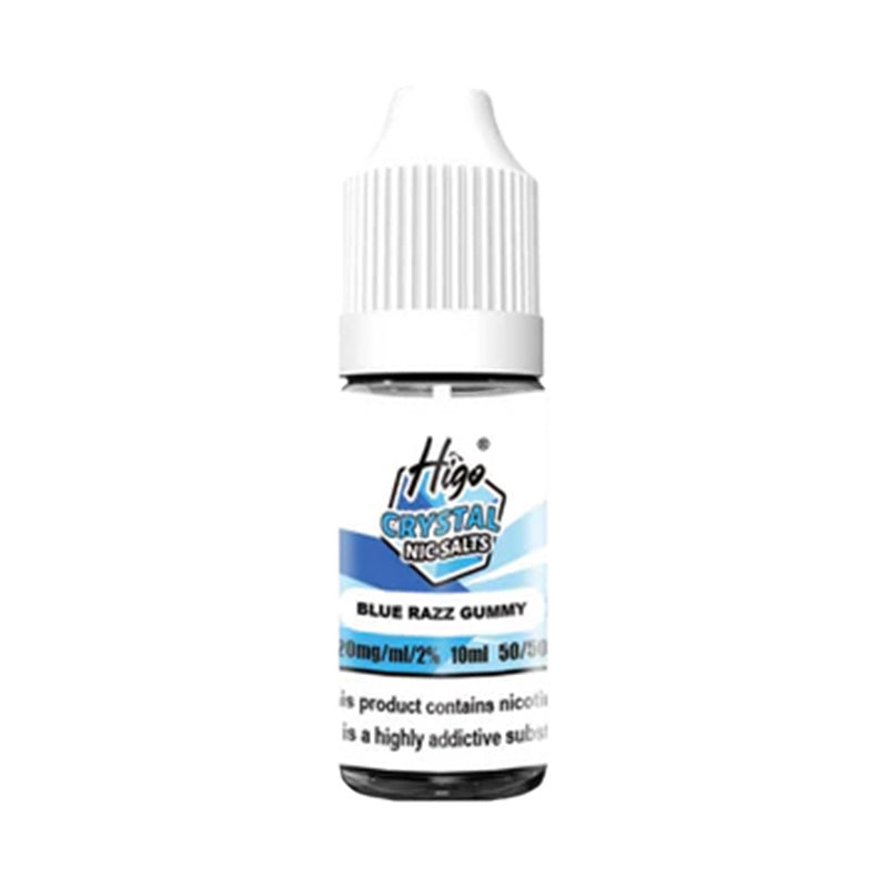 Higo Crystal Blue Razz Gummy Nic Salt Vape Juice