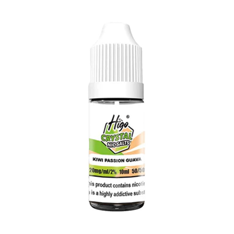 Higo Crystal Kiwi Passion Guava Nic Salt Vape Juice