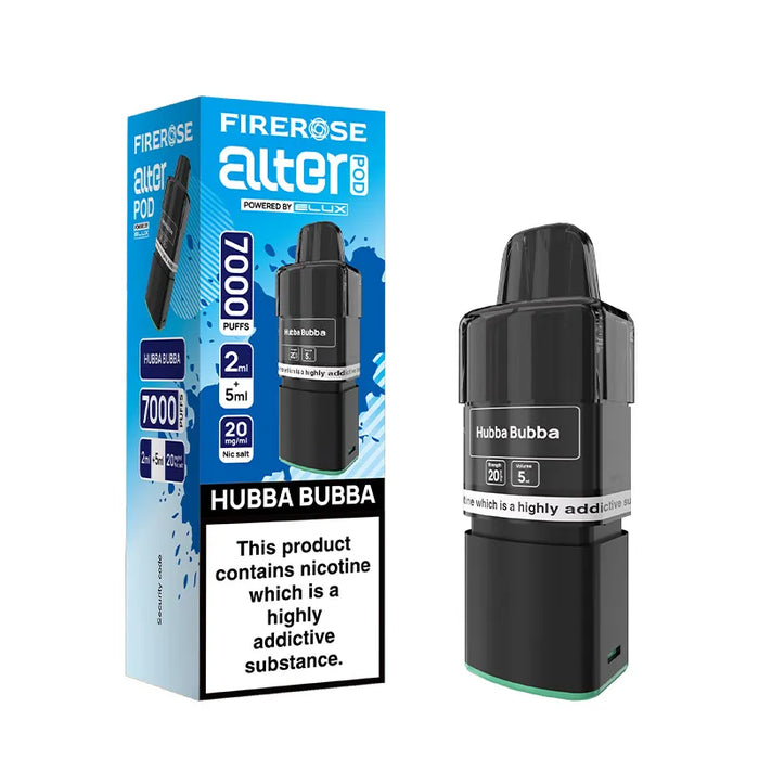 Hubba Bubba Elux Firerose Alter 7000 Refill Pods