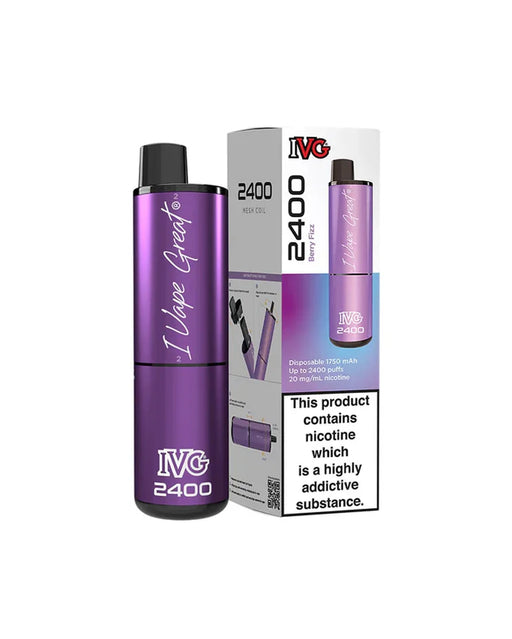 IVG 2400 Berry Fizz Disposable Vape