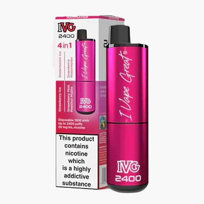 IVG 2400 Disposable Vape Pink Edition