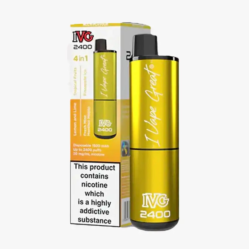 IVG 2400 Disposable Vape Yellow Edition