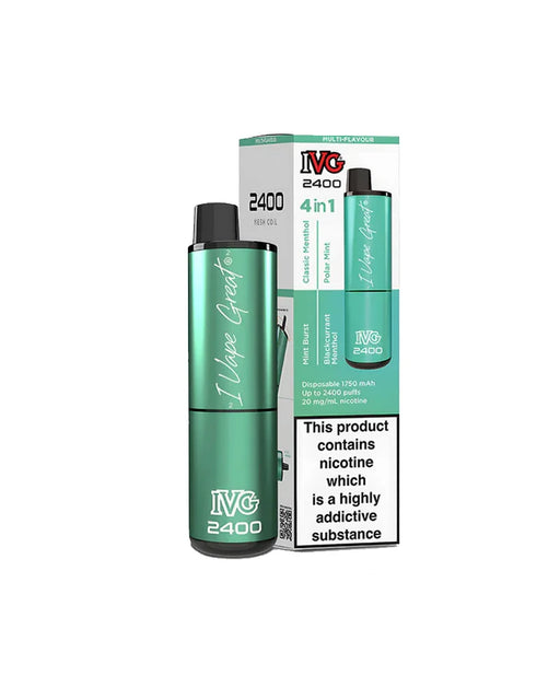 IVG 2400 Menthol Edition Disposable Vape