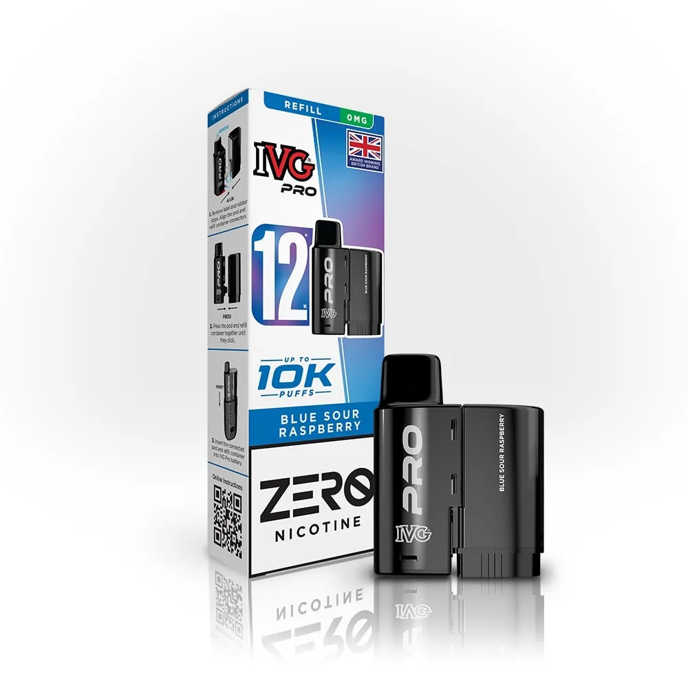IVG Pro 12 0mg Prefilled Pod + Refill Container