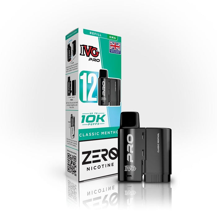 IVG Pro 12 0 Nicotine Refill Pods - Vapour Deal
